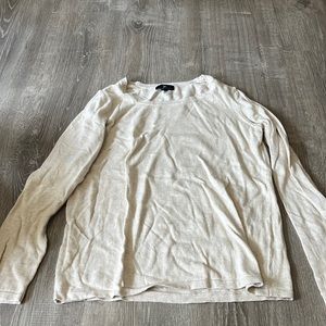Gap cream crewneck sweater